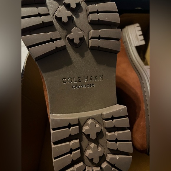 Cole Haan McIntyre Chelsea Boot Dark Suede Sequoia Lava Men’s Size 7 - Picture 11 of 12